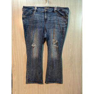 Torrid Jeans Womens Size 26R Mid-Rise Slim Boot Super Soft Jeans 50X29 READ
